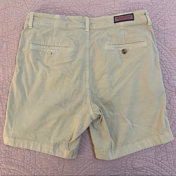 Vineyard Vines | Pastel Yellow Chino Shorts - Picture 5 of 7
